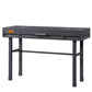 Cargo Gunmetal Finish Vanity Desk