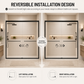 Framed Double Sliding Shower Door