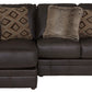 Denali - Italian Leather Match Sectional