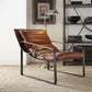 Quoba - Accent Chair - Cocoa Top Grain Leather
