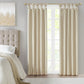 Twist Tab Total Blackout Window Curtain Panel Champagne 50x84"