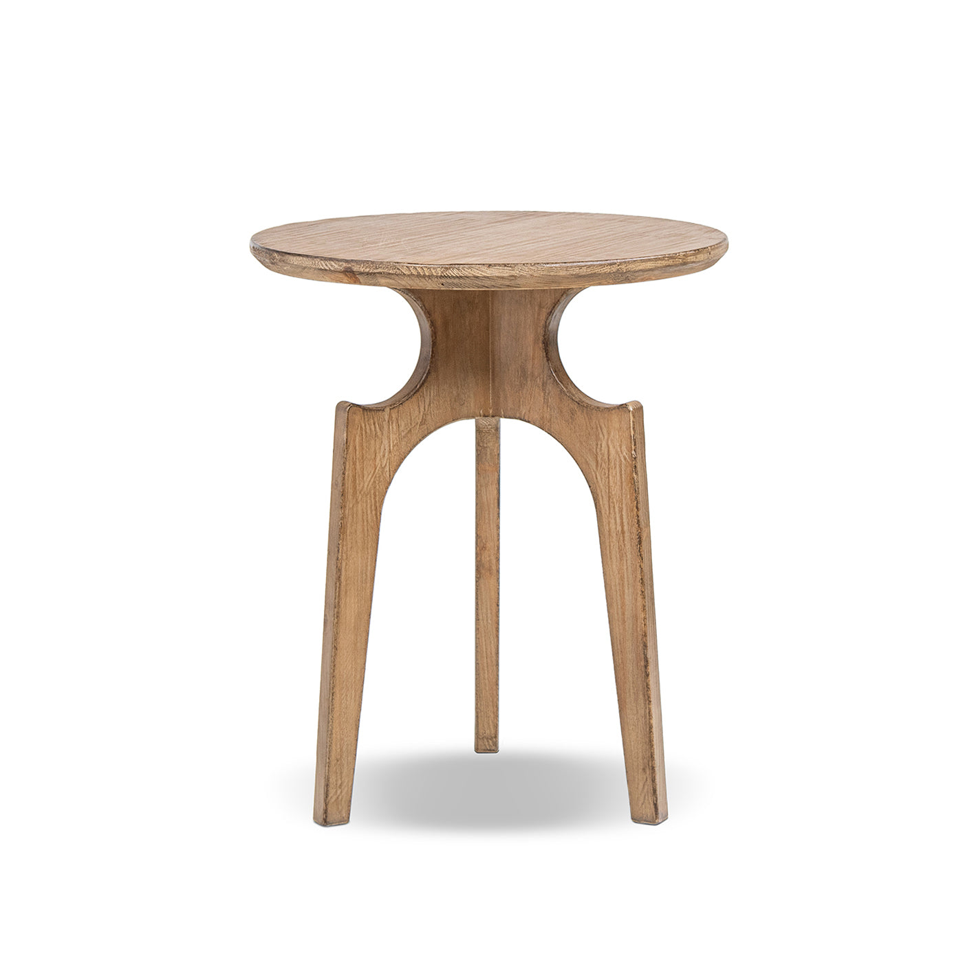 Carmel 22" Round Reclaimed Pine Side Table