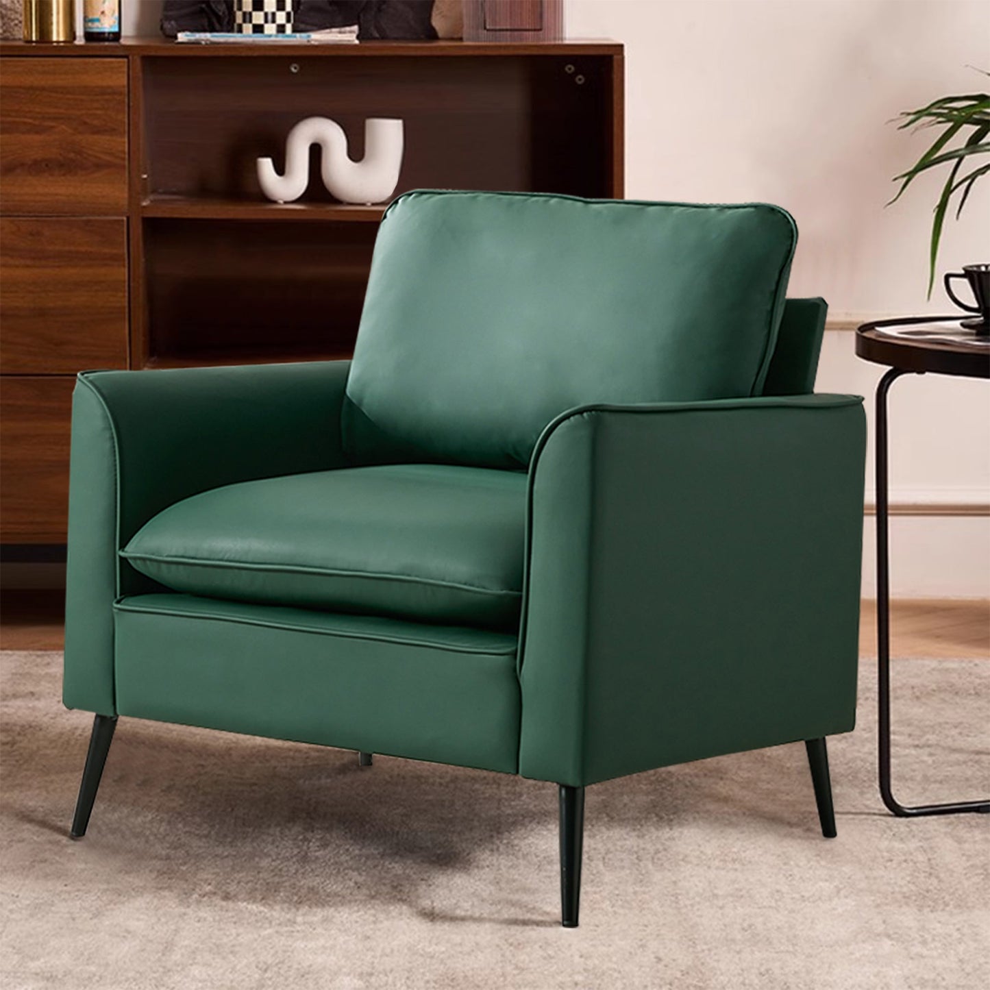 TS Cat Paw Leather Upholstered Sofa 2PC