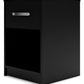 Finch - One Drawer Night Stand - 23" Height - Black