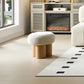 W8017-1 Mushroom Stool with Grieg Plush Cushion