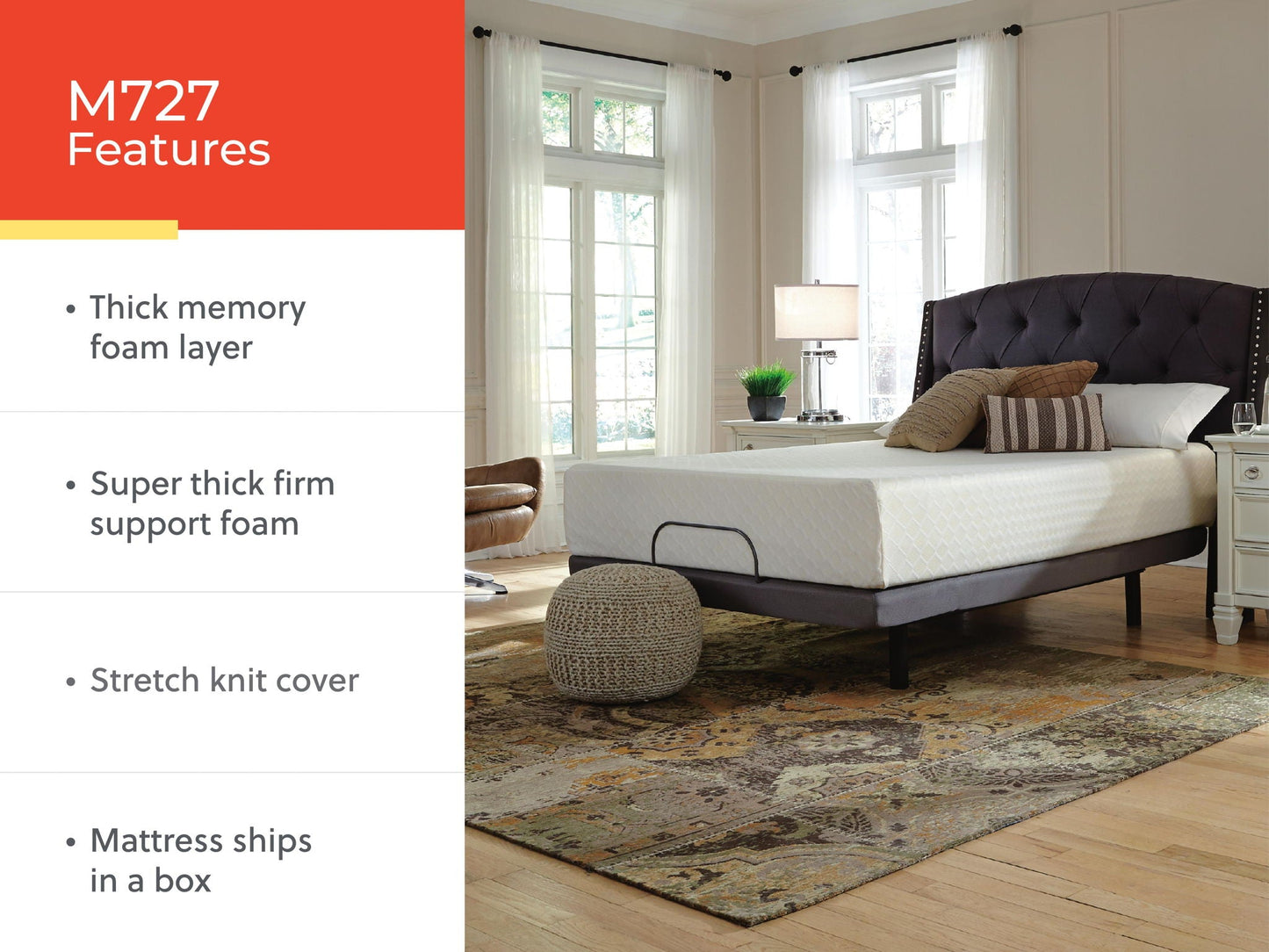 Chime 12 Inch Memory Foam - Memory Foam Mattress