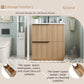 30" Bathroom Vanity with Ceramic Sink and Full-Extension Drawers