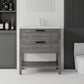 36 Inch Freestanding Bathroom Vanity with Sink and Soft-Close Drawer