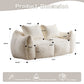 Giant Bean Bag Couch, Ultra Soft Fluffy Loveseat For Living Room - view 31