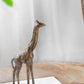 5.9" Giraffe Statuette - Animal Statue Décor