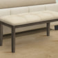 44" Rectangular Upholstered Bench