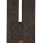 Burkhaus - Sofa Table - White / Dark Brown