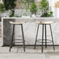 Backless Handwoven Kitchen Dining Bar Stools Set of 2