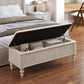 50.8-Inch Multi-Functional Storage Ottoman Bench