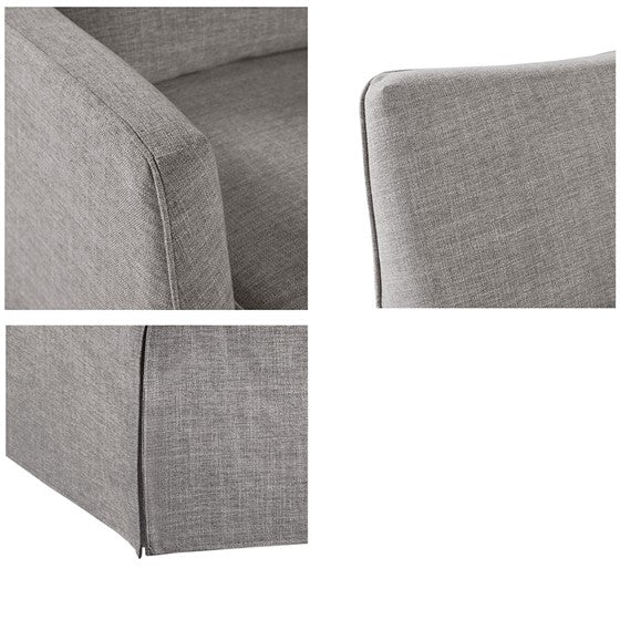 Skirted Swivel Chair