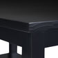 Warm Shaker Solid Wood 14 Inch Wide Transitional Narrow Side Table