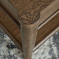 Roanhowe - Rectangular End Table - Brown