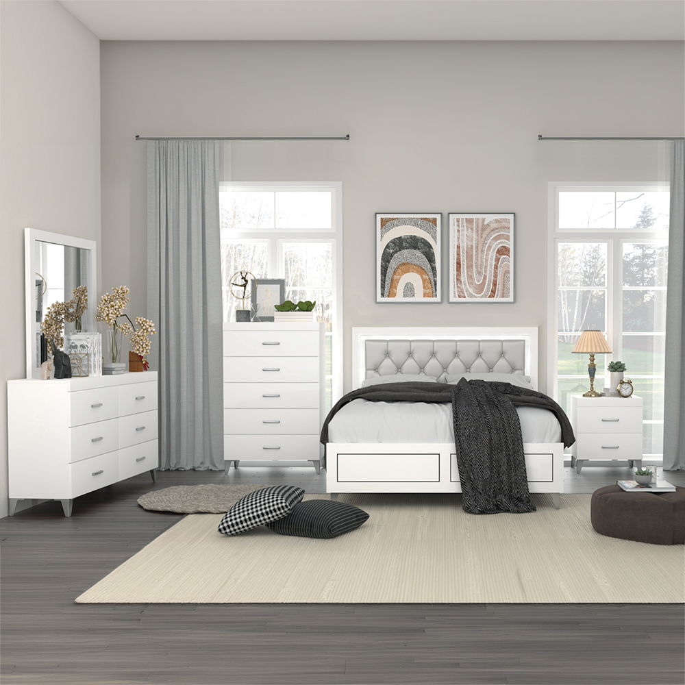 Casilda - Nightstand - White