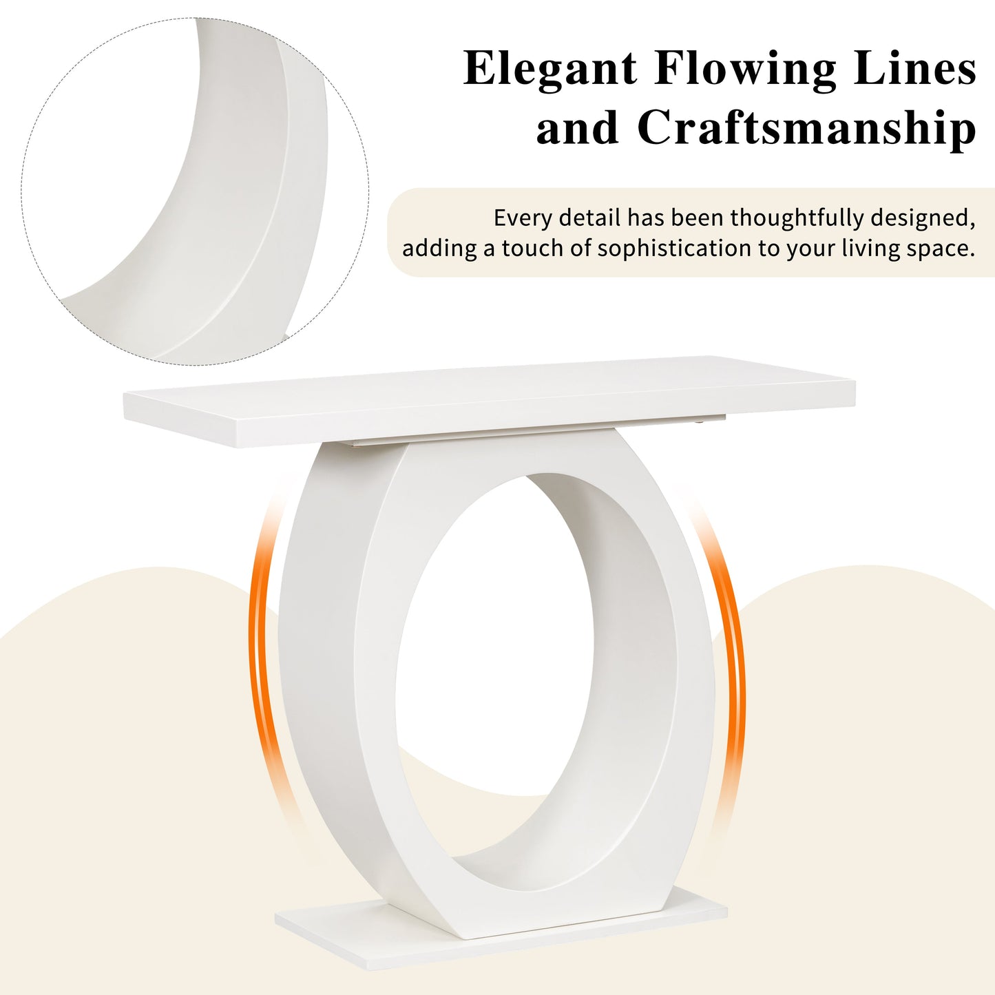 Mirod Stylish Modern Console Table
