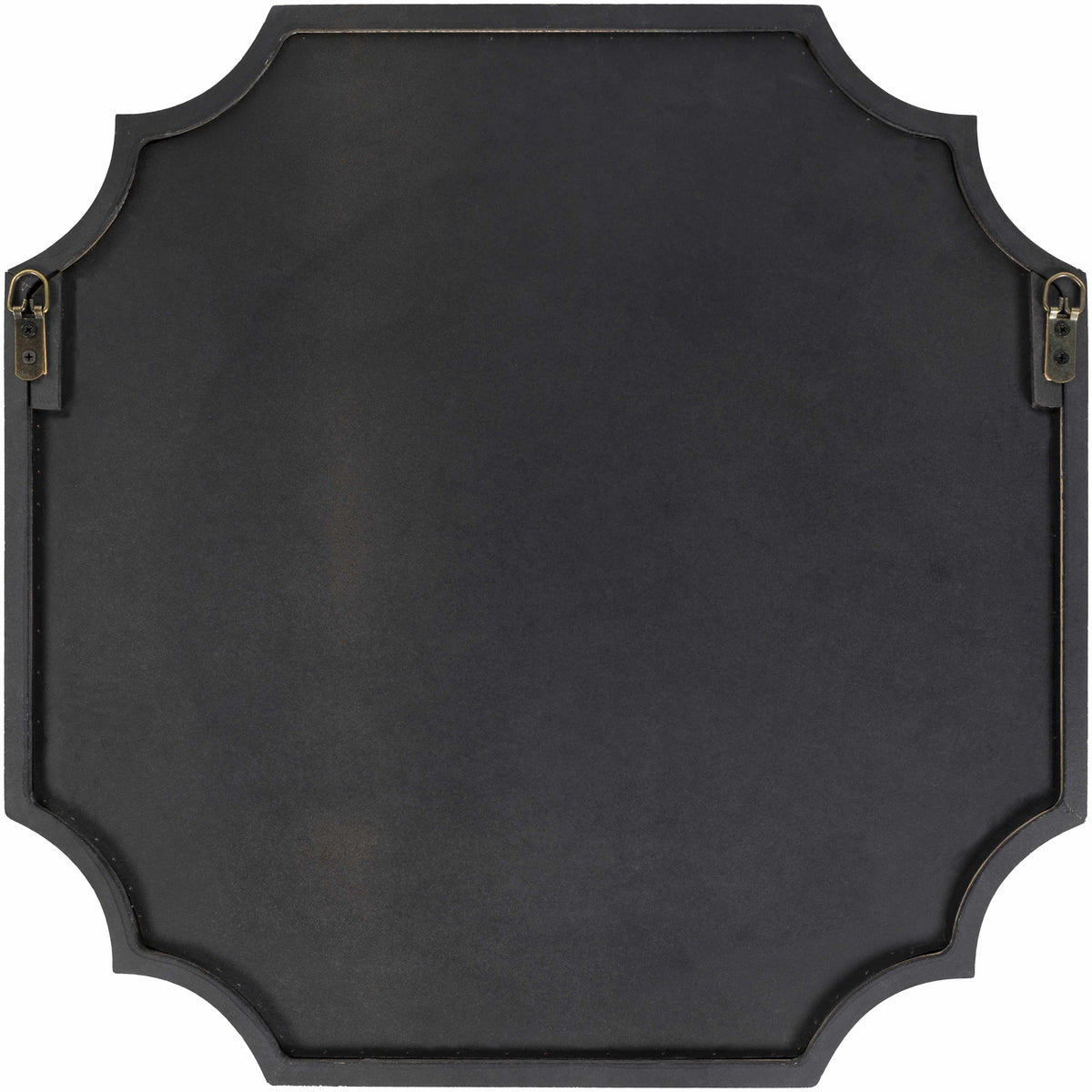 Abangay Gold Contemporary Wood Frame Mirror - Clearance