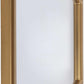 Abangay Gold Contemporary Wood Frame Mirror - Clearance