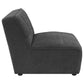 Ortega Dark Armless Chair