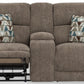 Joya - Power Headrest Power Lay Flat Reclining Console Loveseat With CR3 Heat/Massage/Lumbar/ZG - view 6