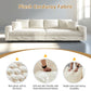 Plush Corduroy 4-Seat Sofa