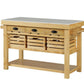 Grovaam - Kitchen Island - Marble Top & Natural