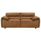 Buxton Top Grain Leather Upholstered Loveseat Orange - view 7