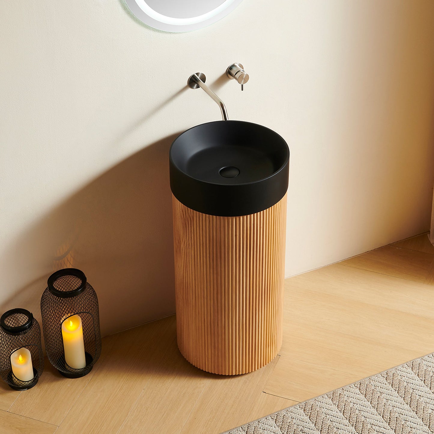 JINBO 16" Freestanding Cylindrical Cabinet