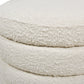 Fuji 19" Oversized Round Storage Ottoman