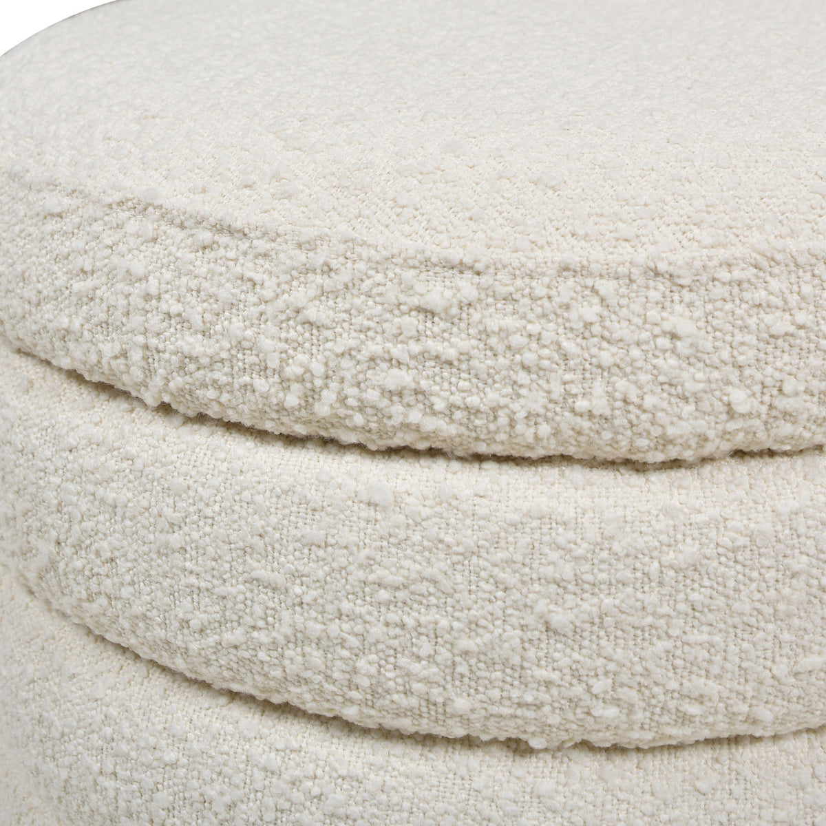Fuji 19" Oversized Round Storage Ottoman