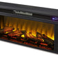 Entertainment Accessories - Fireplace Insert - Rectangular - Black