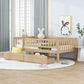 Twin Size Daybed Wood Bed with Two Drawers