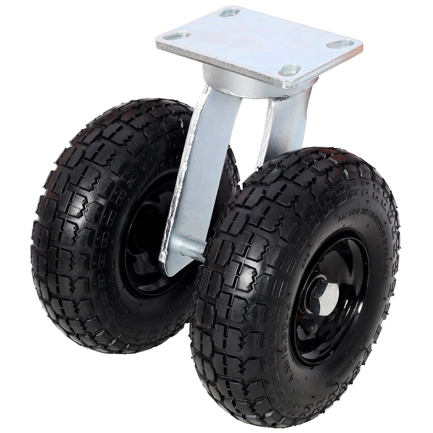 10-Inch Dual Air Wheels Swivel Caster