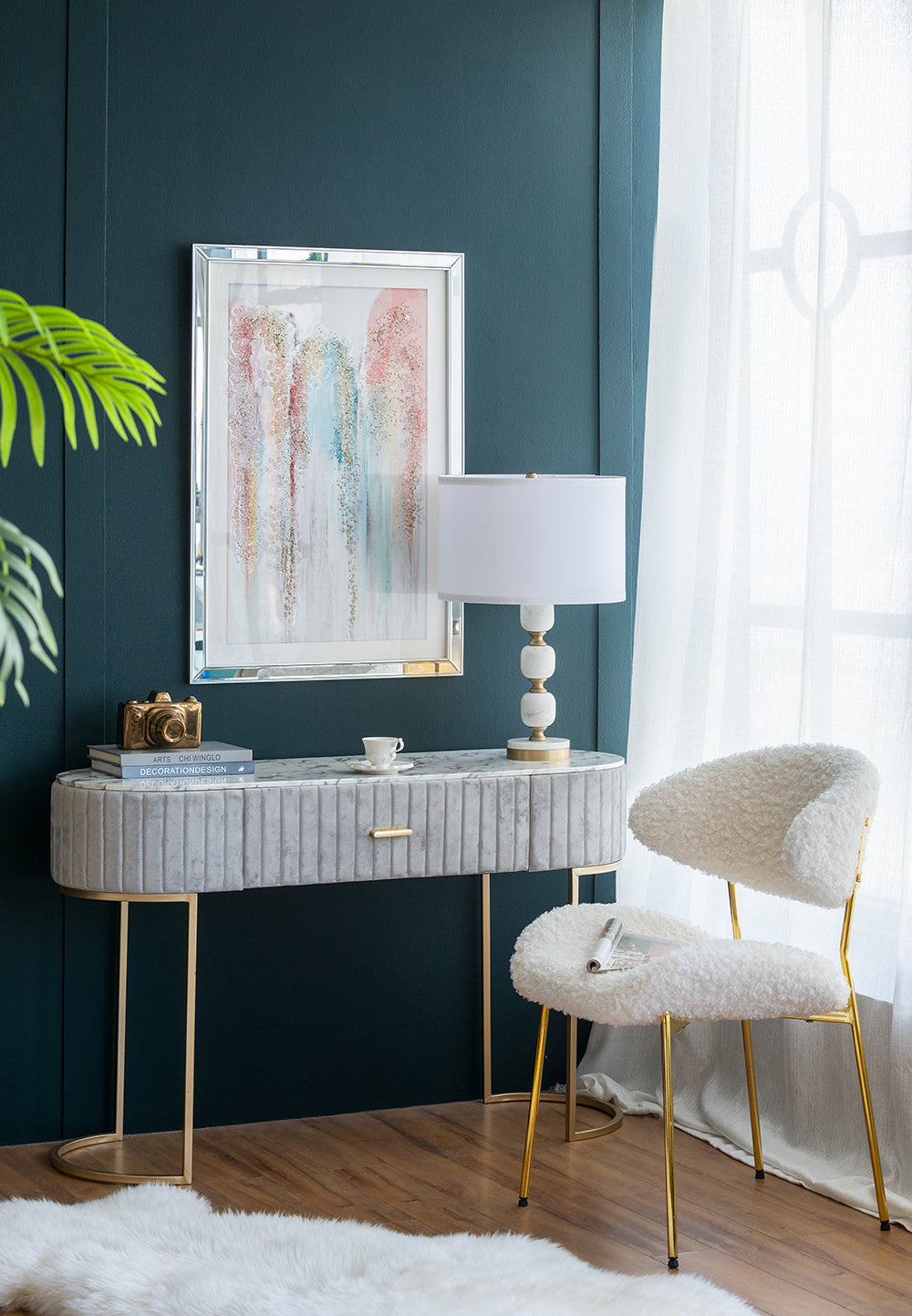 D15x26.5" Table Lamp