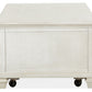 Newport - Lift Top Storage Cocktail Table (With Casters) - Alabaster