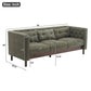 Upholstered Sofa Modern 3 Seater Sofa Couch With Tufted Design For Living Room - view 5