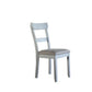 House Marchese - Side Chair (Set of 2) - Two Tone Gray Fabric & Pearl Gray