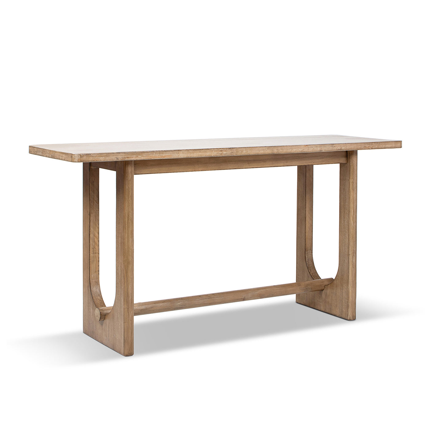 Turnkey 72" Modern Trestle Console Table - Antique