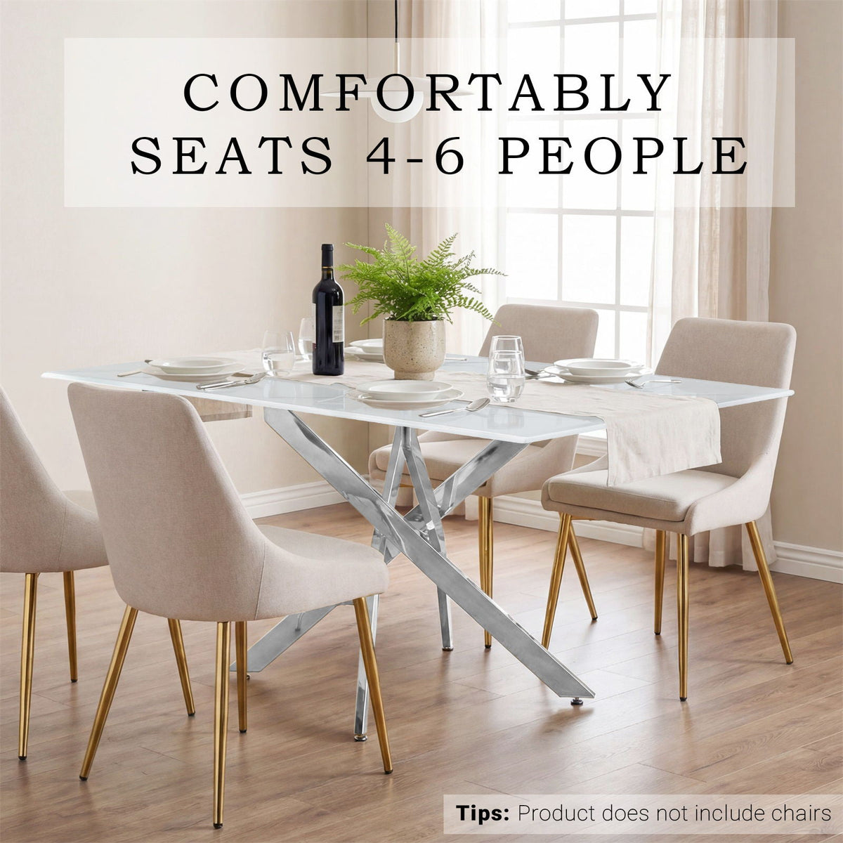Modern Rectangular Table For Dining Room - view 15