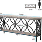 70.9” Extra Long Industrial Console Table