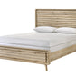 Mid-Century-Inspired King Size Panel Bed