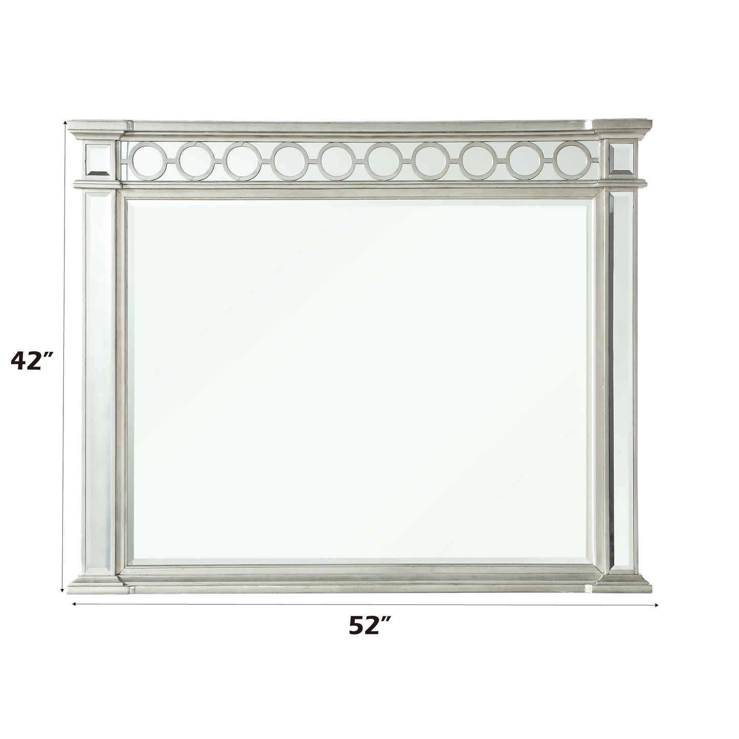 Varian Mirrored Finished Designed Mirror