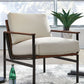 Tilden - Accent Chair - Ivory / Brown