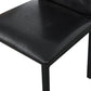 Furniture 5 Piece Metal Dinette Set with Faux Marble Top - Black