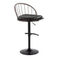 Adjustable Height Barstool with Swivel