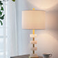 13x13x26" Marble Table Lamp