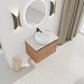 30'' Wall-Mounted Bathroom Vanity With Ceramic Art Sink
